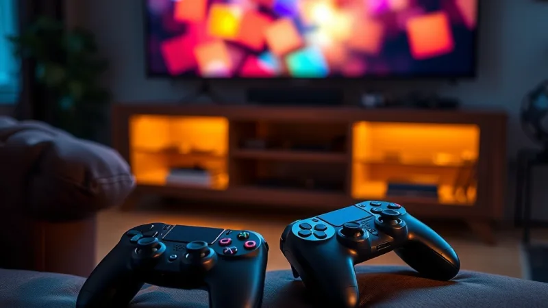 Two game controllers on a sofa: made by gamers, for gamers