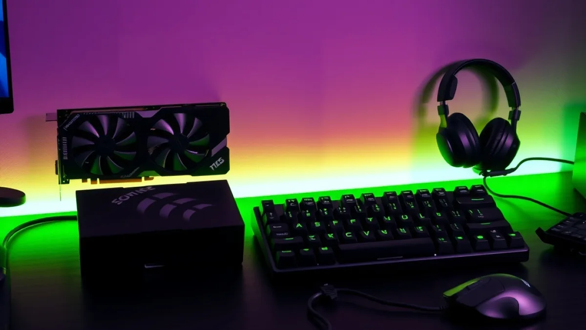Gaming and PC hardware categories on Run On Console